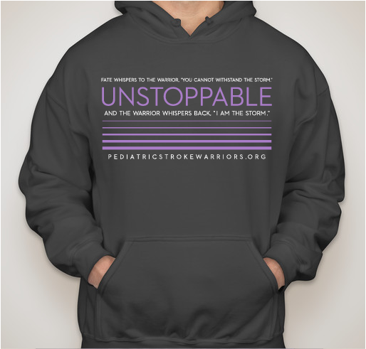 For the Live campaign please copy and paste this link into your browser! https://www.customink.com/fundraising/unstoppable2018 Fundraiser - unisex shirt design - front
