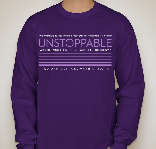 For the Live campaign please copy and paste this link into your browser! https://www.customink.com/fundraising/unstoppable2018 Fundraiser - unisex shirt design - front
