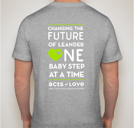 ACTS of Love Early Childhood Education Center Fundraiser - unisex shirt design - back