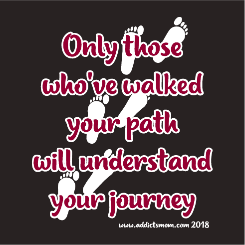 Walking our Path shirt design - zoomed