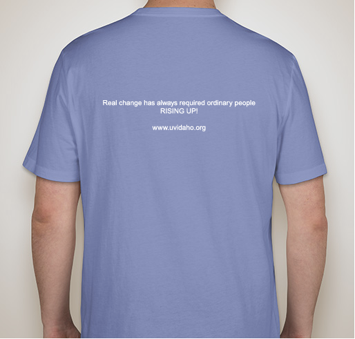 RISEUp, Idaho Fundraiser - unisex shirt design - back