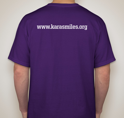 Kara Smiles Fundraiser - unisex shirt design - back