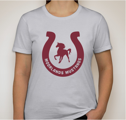 Moorlands Mustang Wear Fundraiser - unisex shirt design - front