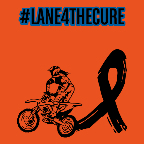 #Lane4thecure shirt design - zoomed