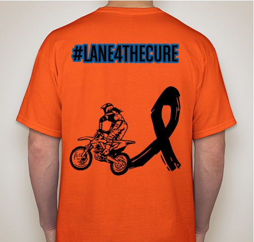 #Lane4thecure Fundraiser - unisex shirt design - back