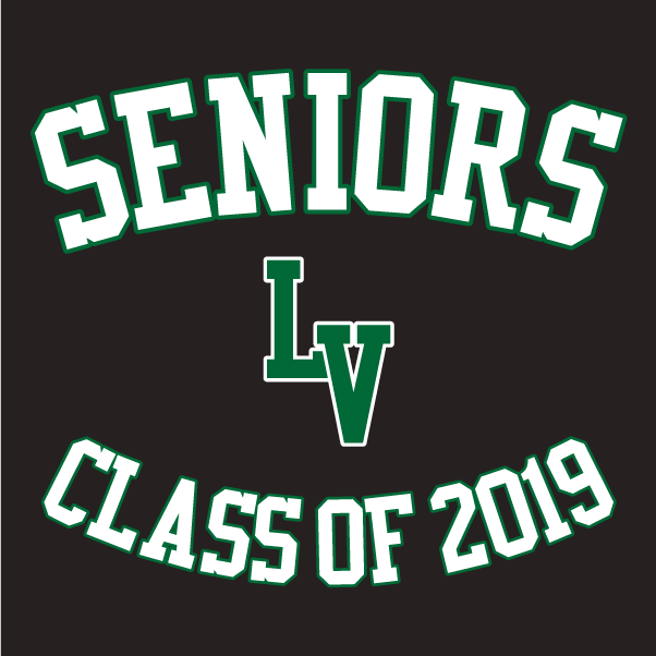 Class of 2019 Senior Apparel shirt design - zoomed