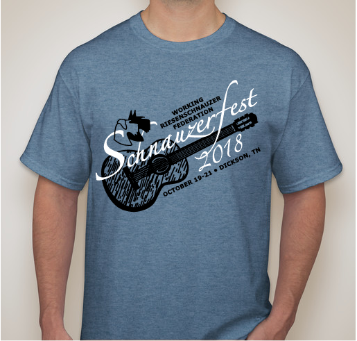 WRSF Schnauzerfest 2018 T-shirt Fundraiser - unisex shirt design - front