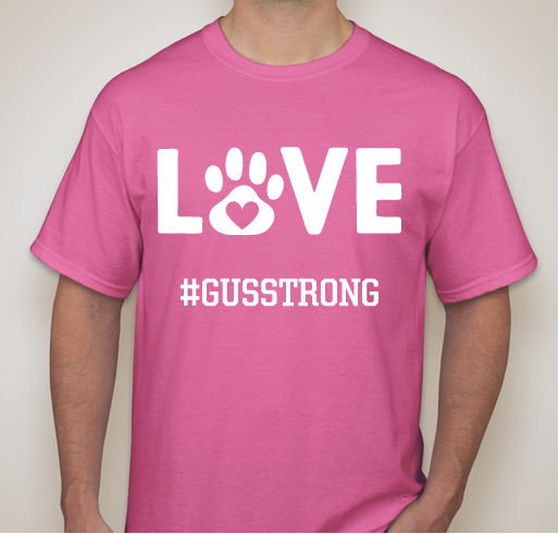 #GUSSTRONG Fundraiser - unisex shirt design - front