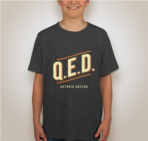 Q.E.D. - Astoria, Queens Tees Fundraiser - unisex shirt design - back