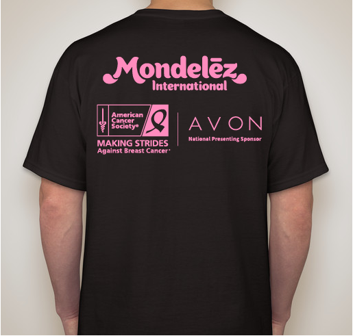 Mondelez Breast Cancer Awareness Fundraiser - unisex shirt design - back