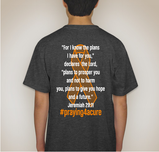 Pray for a Cure Fundraiser - unisex shirt design - back