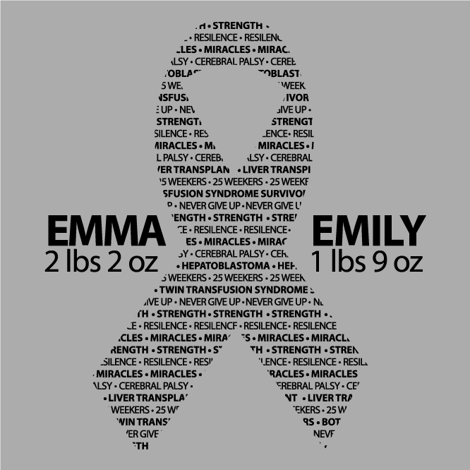 Team Em & Em shirt design - zoomed