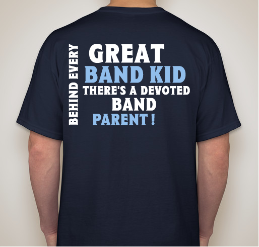 LHS Quiet Storm Band Parent Shirt Fundraiser - unisex shirt design - back