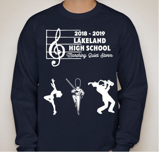 LHS Quiet Storm Band Parent Shirt Fundraiser - unisex shirt design - front
