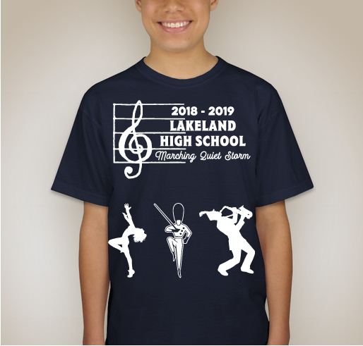 LHS Quiet Storm Band Parent Shirt shirt design - zoomed