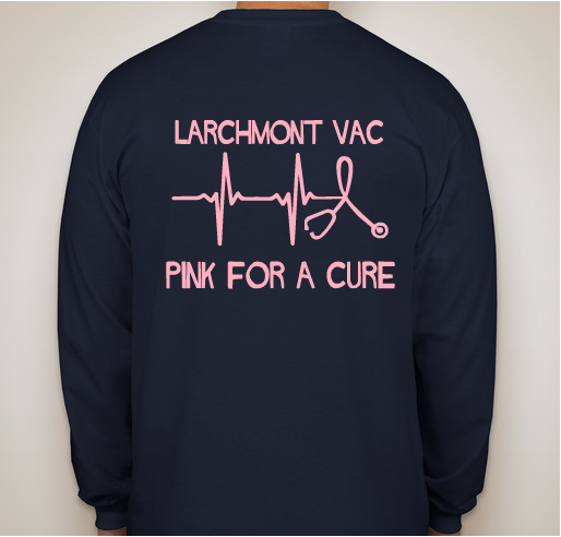Larchmont VAC "Fighting for a Cure" Breast Cancer Fundraiser Fundraiser - unisex shirt design - back