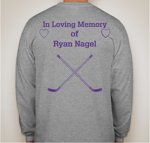 Remembering Ryan Nagel Fundraiser - unisex shirt design - back