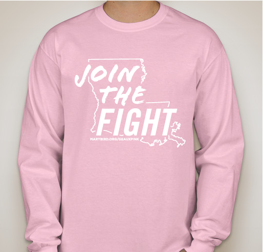 Geaux Pink TGMC Fundraiser - unisex shirt design - front