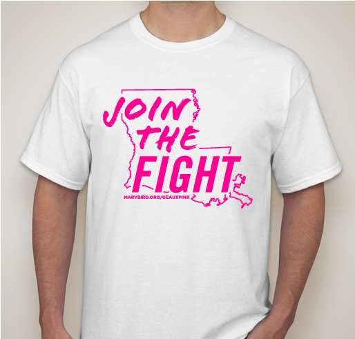 Geaux Pink TGMC Fundraiser - unisex shirt design - front