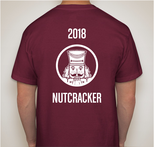 Danbury Music Centre Nutcracker 2018 Fundraiser - unisex shirt design - back