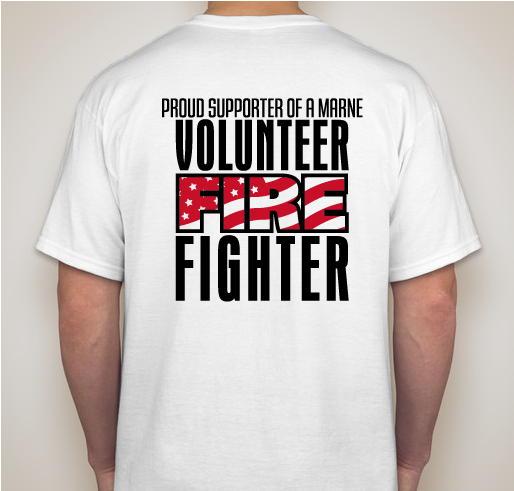 Support Marne Volunteer Fire and Rescue Fundraiser - unisex shirt design - back