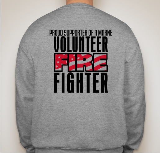 Support Marne Volunteer Fire and Rescue Fundraiser - unisex shirt design - back