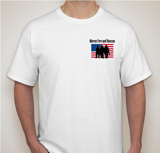 Support Marne Volunteer Fire and Rescue Fundraiser - unisex shirt design - front