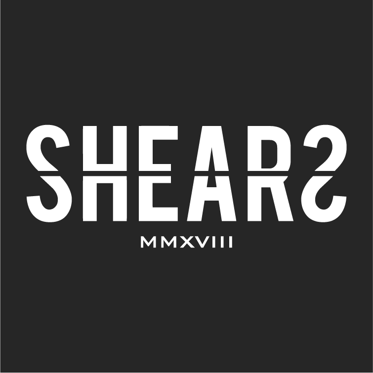 SHEARS Studio Grand Opening shirt design - zoomed