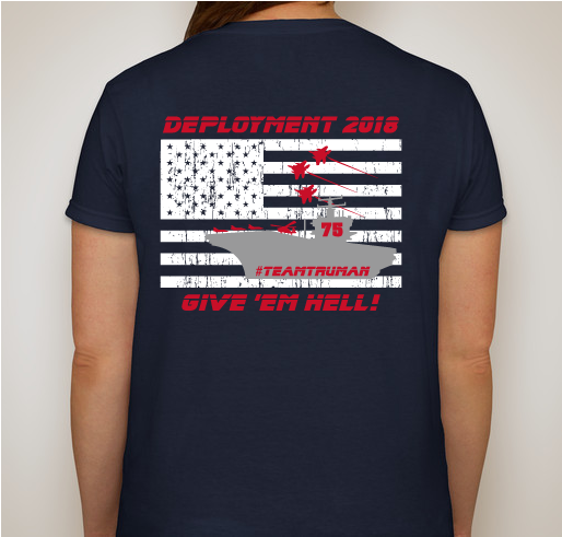 #TeamTruman Deployment 2018 Support Merchandise Fundraiser - unisex shirt design - back