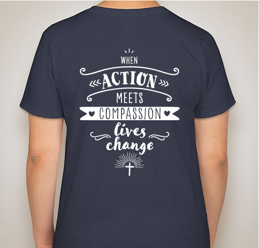 Saint Andrew's UMC Volunteers in Mission Fundraiser Fundraiser - unisex shirt design - back