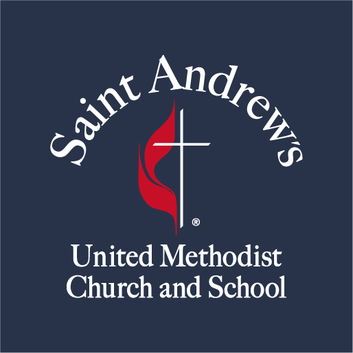 Saint Andrew's UMC Volunteers in Mission Fundraiser shirt design - zoomed
