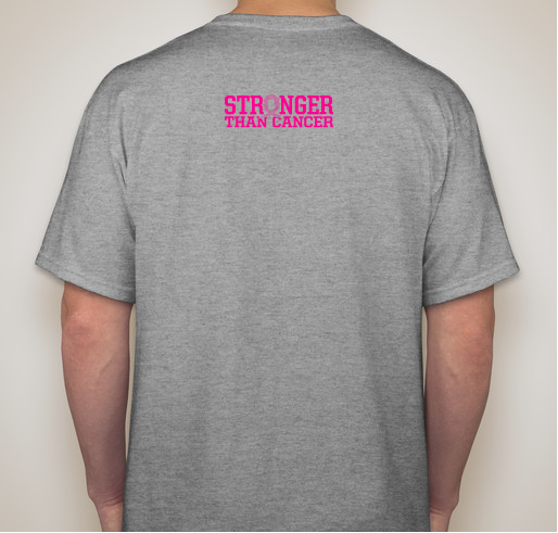 Raising funds to support Young Survivors of Breast Cancer Fundraiser - unisex shirt design - back
