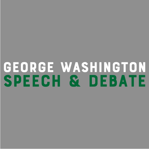 GW Speech and Debate Sweatshirt shirt design - zoomed