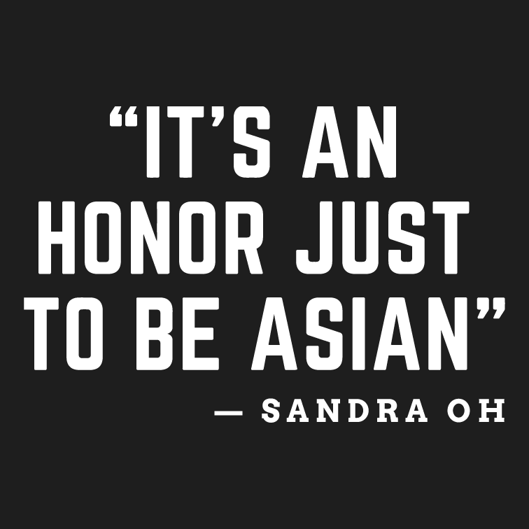 "IT'S AN HONOR JUST TO BE ASIAN" shirt design - zoomed