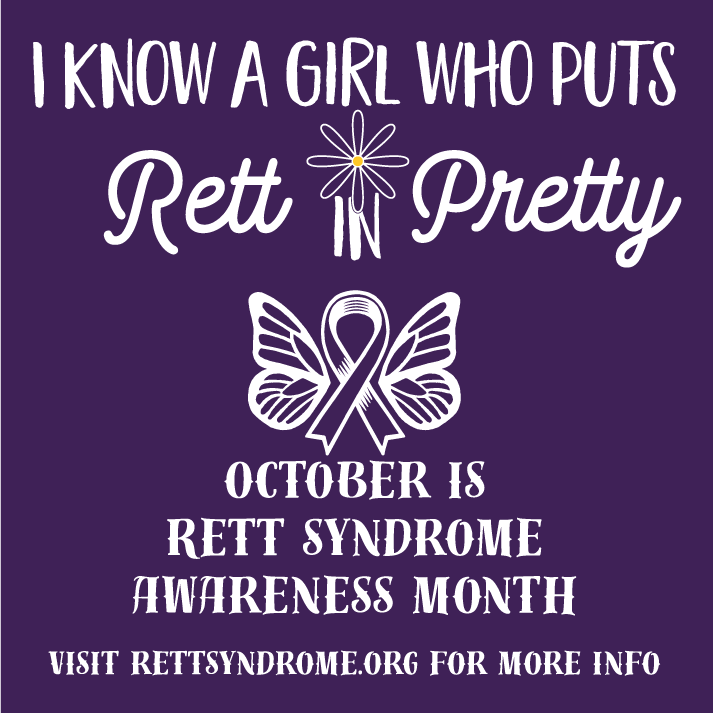Rett Syndrome Awareness and help find a cure for Avery! shirt design - zoomed