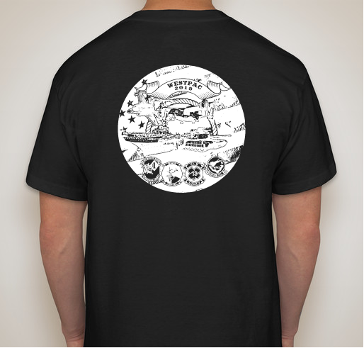 13th Marine Expeditionary Unit Deployment T-Shirt 2018 Fundraiser - unisex shirt design - back