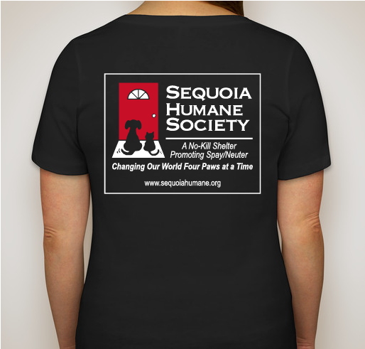 Sequoia Humane Society Fundraiser - unisex shirt design - back