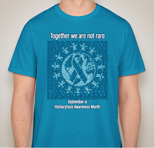 FINAL CAMPAIGN September Histiocytosis Awareness Month! Fundraiser - unisex shirt design - front