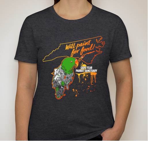 Cape Fear Parrot Sanctuary Fundraiser - unisex shirt design - front