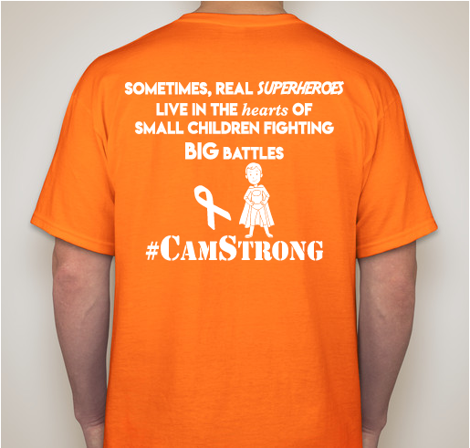 CamStrong Fundraiser - unisex shirt design - back