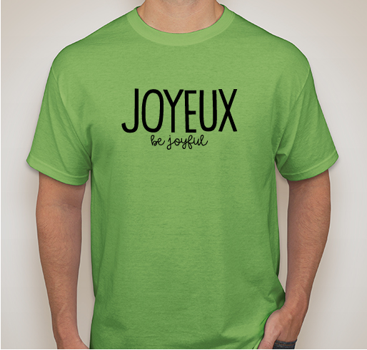 NPES House T-Shirt JOYEUX Fundraiser - unisex shirt design - front
