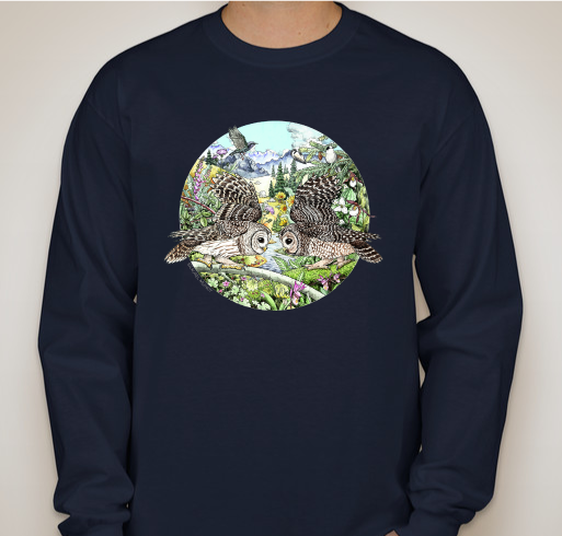 Annual Wildlife t-shirts support Laurel Mundy Art Fundraiser - unisex shirt design - front