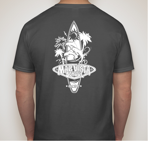 Mar Vista Elementary Spirit Wear 2018 - Youth/Adult Jersey T-Shirts Fundraiser - unisex shirt design - back