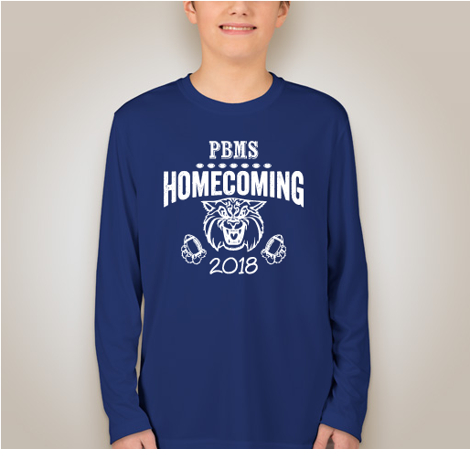 PBMS Homecoming 2018 Fundraiser - unisex shirt design - front