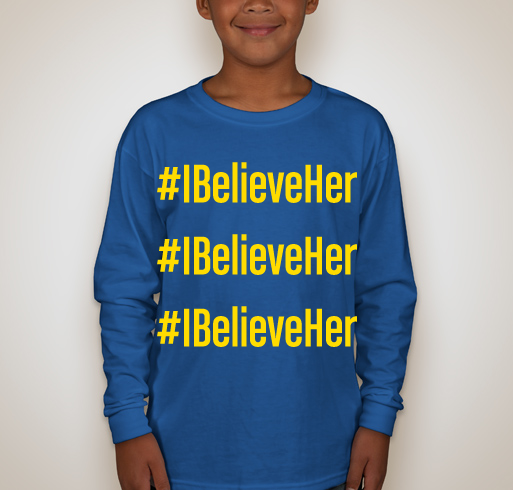 We believe survivors! Fundraiser - unisex shirt design - back