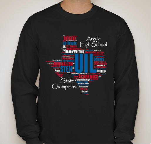 Argyle HS UIL Academics Fundraiser - unisex shirt design - front