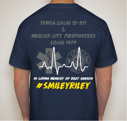 Smiley Riley Fundraiser - unisex shirt design - back