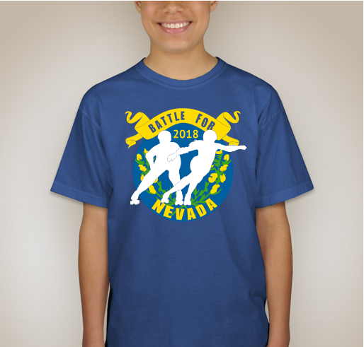 Battle For Nevada Tournament 2018 Fundraiser - unisex shirt design - back