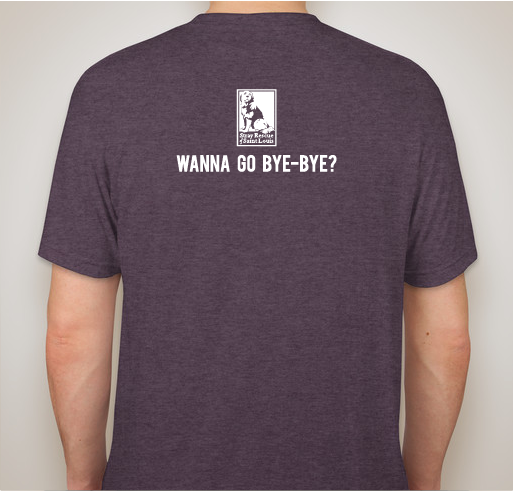 Donna's famous quote "Wanna Go Bye-Bye?" Rescue Jeep Attire Fundraiser - unisex shirt design - back