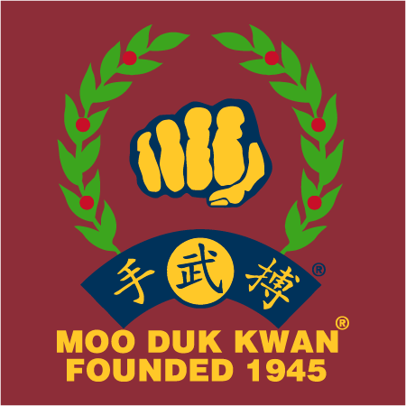 Team 365 Duffle Bag Moo Duk Kwan® Fist Logo & Founded 1945 shirt design - zoomed